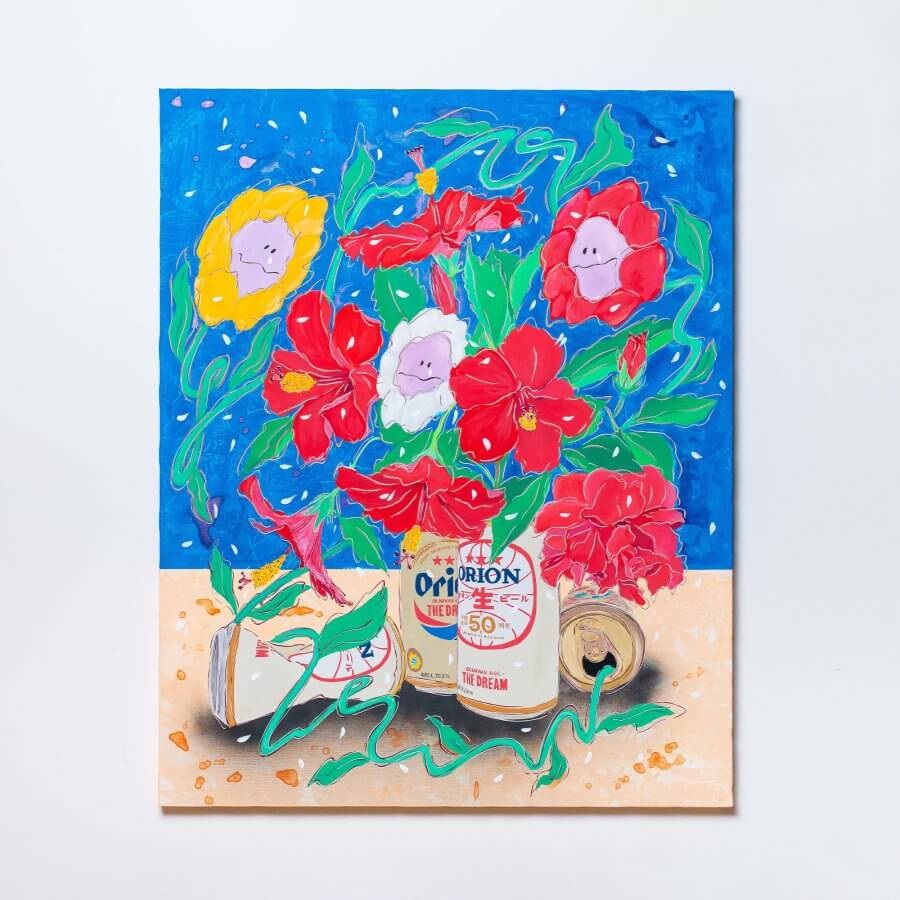 Colorful painting by Hayato Machida